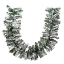 Snowy Pine Christmas Garland (180cm)