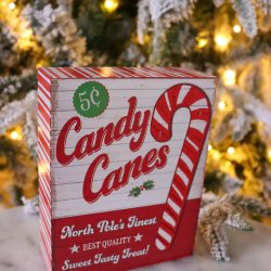 Candy Cane Display Box
